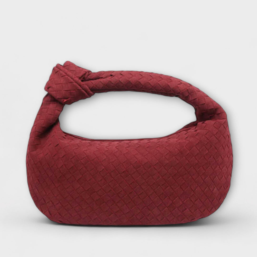 Emi - Borsa grande da donna in tessuto a maglie larghe