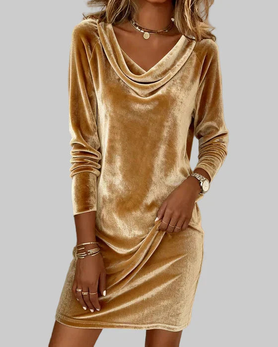 Frosina - Robe ample en velours