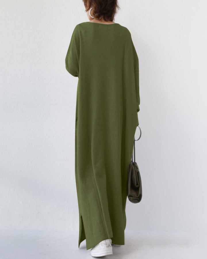 Eudora | abito elegante casual con scollo a V