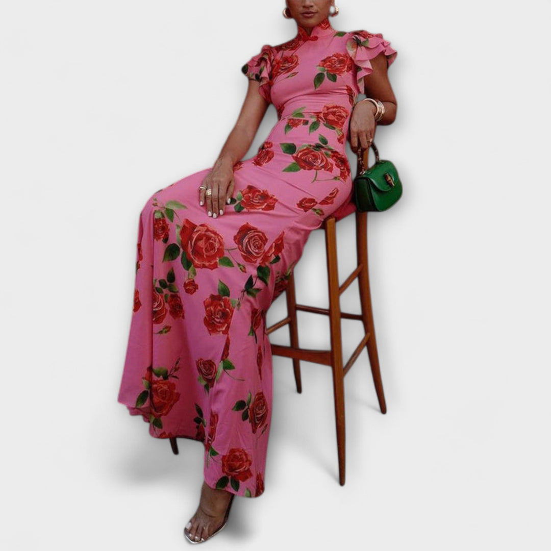 Luna - Maxi Dress with Floral Print