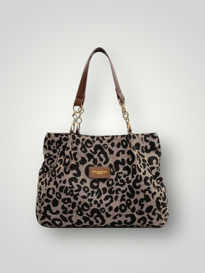 Leonara | Borsa Tote Stampa Leopardata