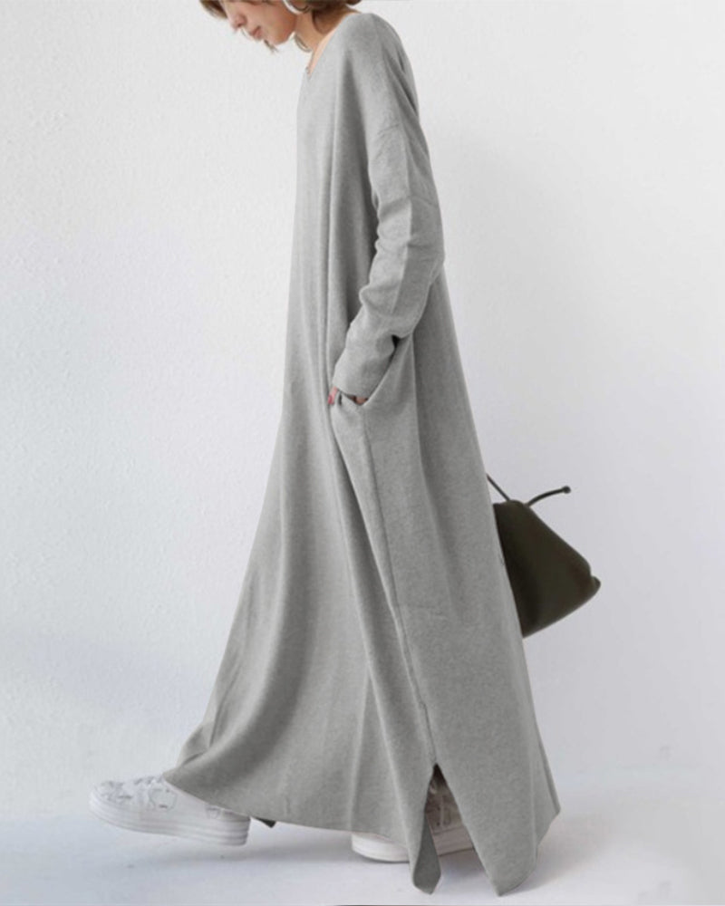 Eudora | abito elegante casual con scollo a V