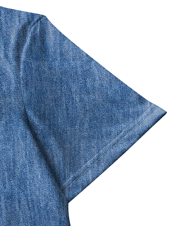 Vestito di jeans da donna stile retrò casual