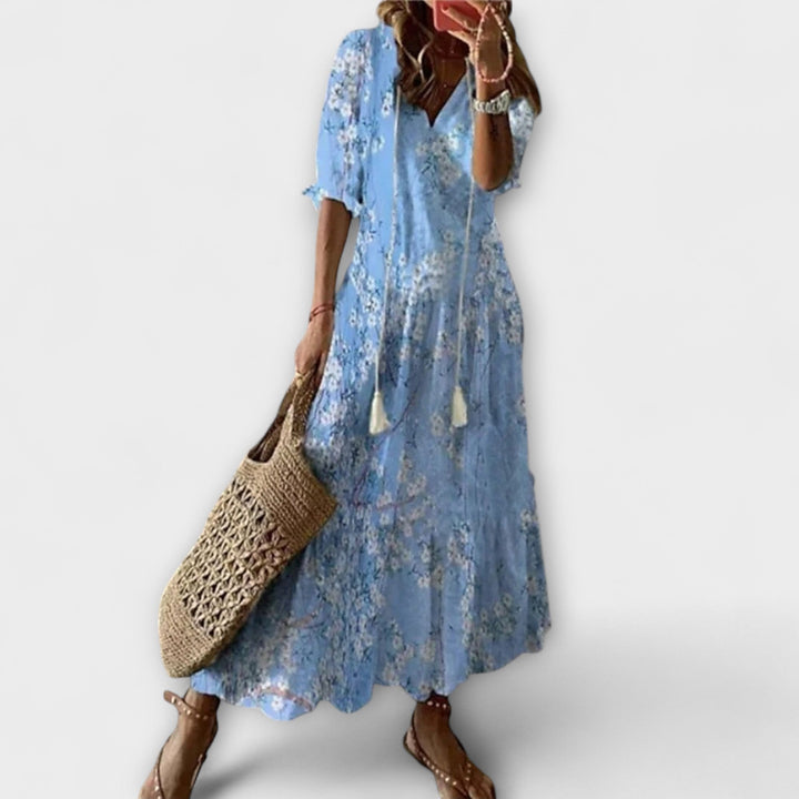 Anna — Vestito Estivo Bohemien dalla Silhouette Fluida