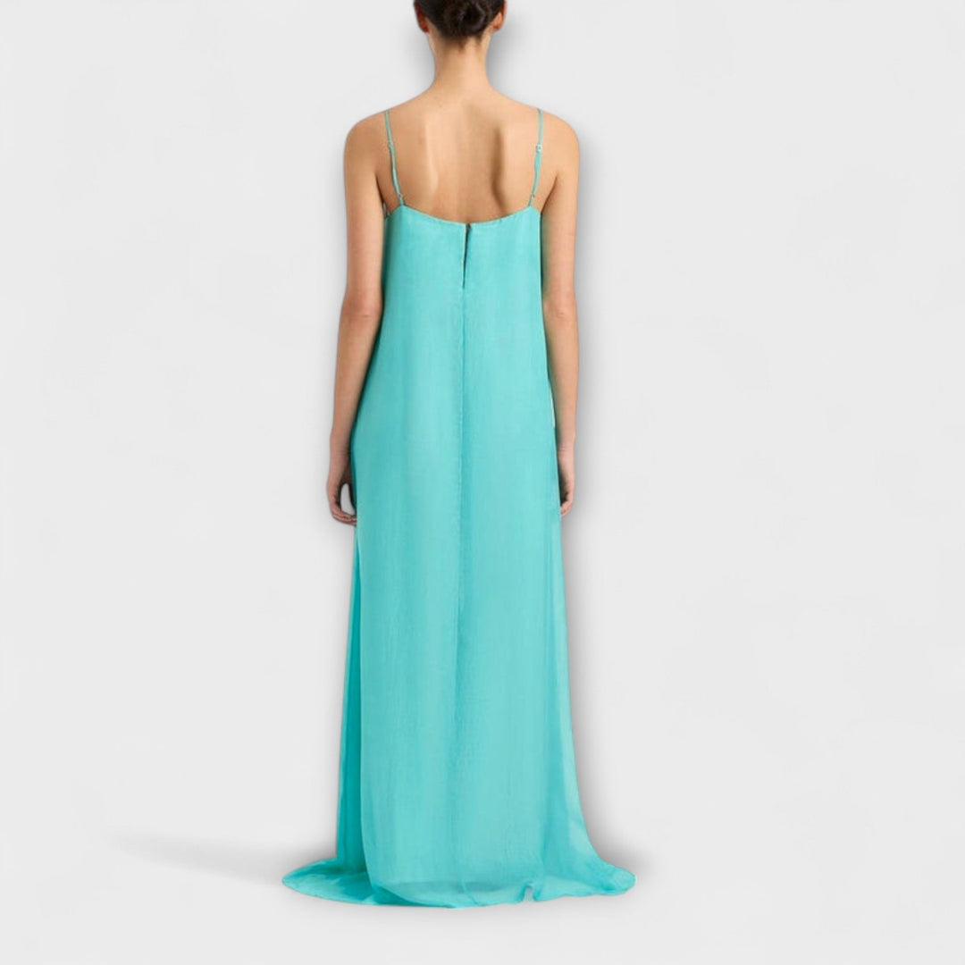 Madison - Abito lungo elegante con spalline sottili