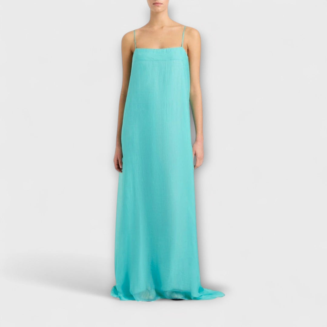 Madison - Abito lungo elegante con spalline sottili