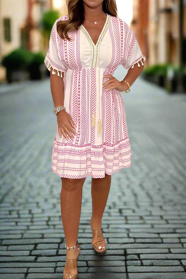 Magdalena | Abito stampato chic