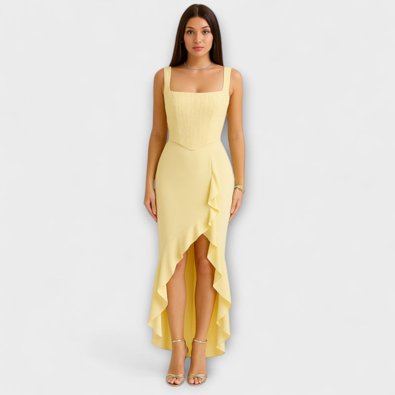 Bella - Robe en satin avec corset