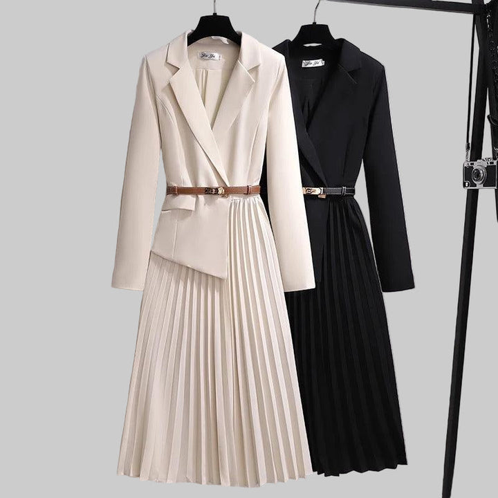 Vestito Blazer con Pieghe Nova Elegant