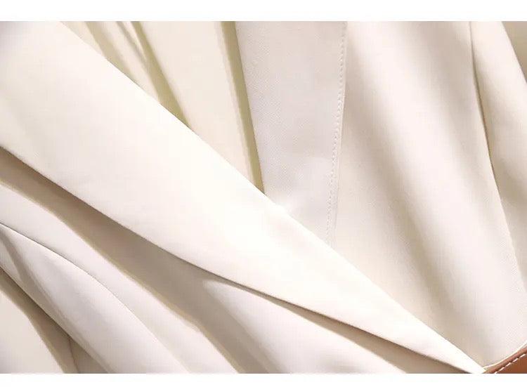 Vestito Blazer con Pieghe Nova Elegant
