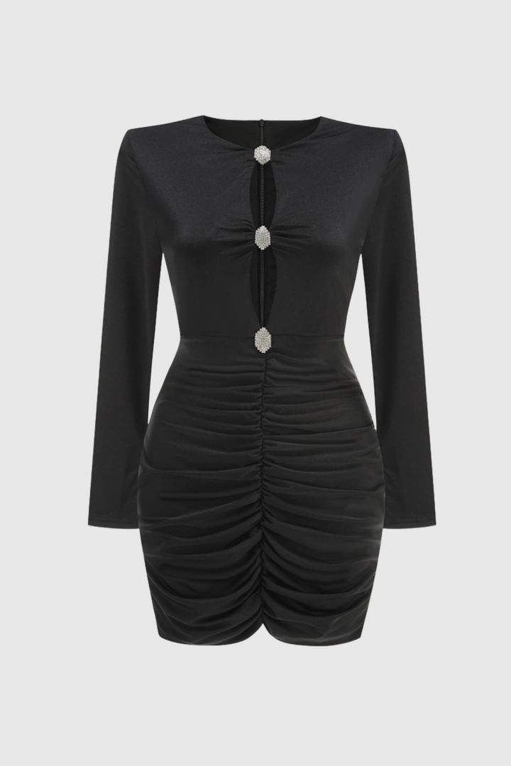 Suzie | Miniabito Denali con cut-out e cristalli
