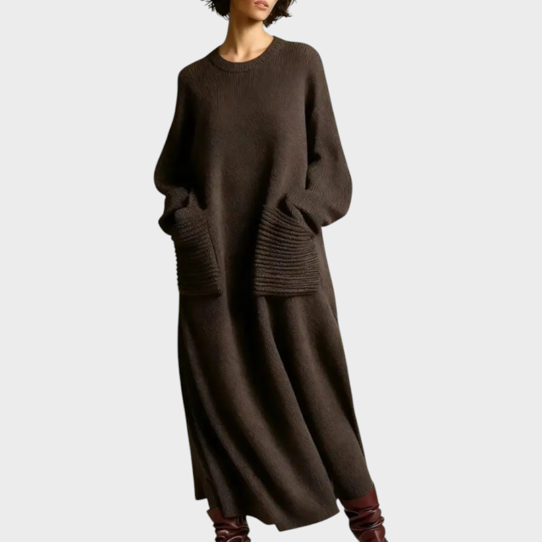 Raya | Abito con Tasche in Maglia