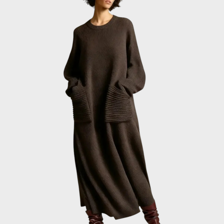 Raya | Abito con Tasche in Maglia