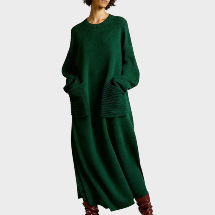 Raya | Abito con Tasche in Maglia