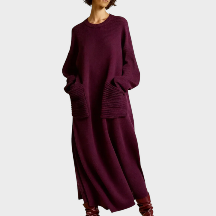 Raya | Abito con Tasche in Maglia