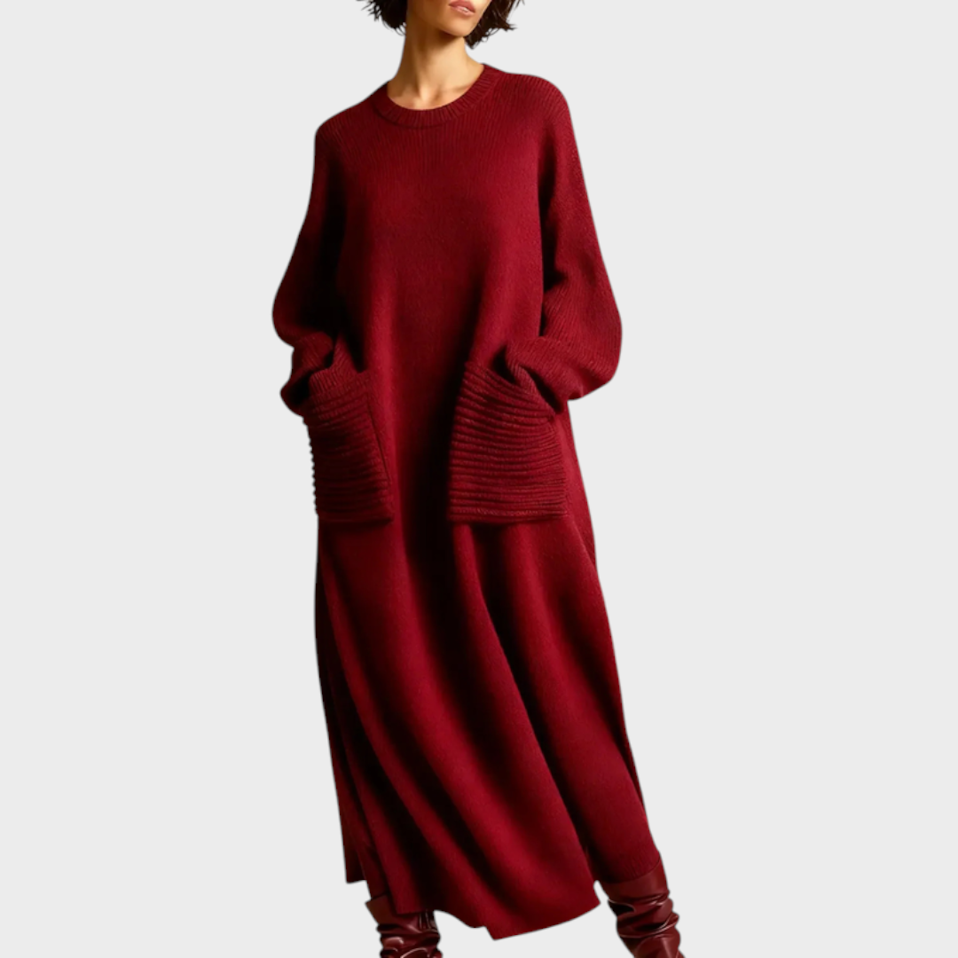 Raya | Abito con Tasche in Maglia