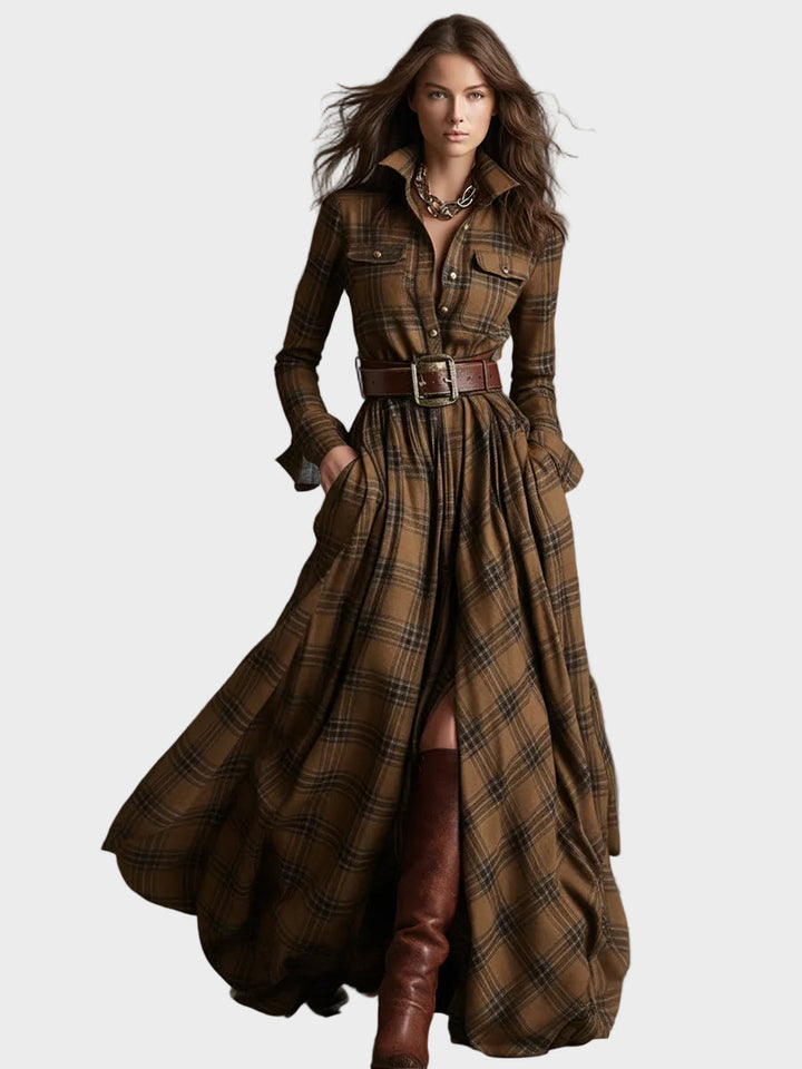 Scarlett | Abito camicia con cintura