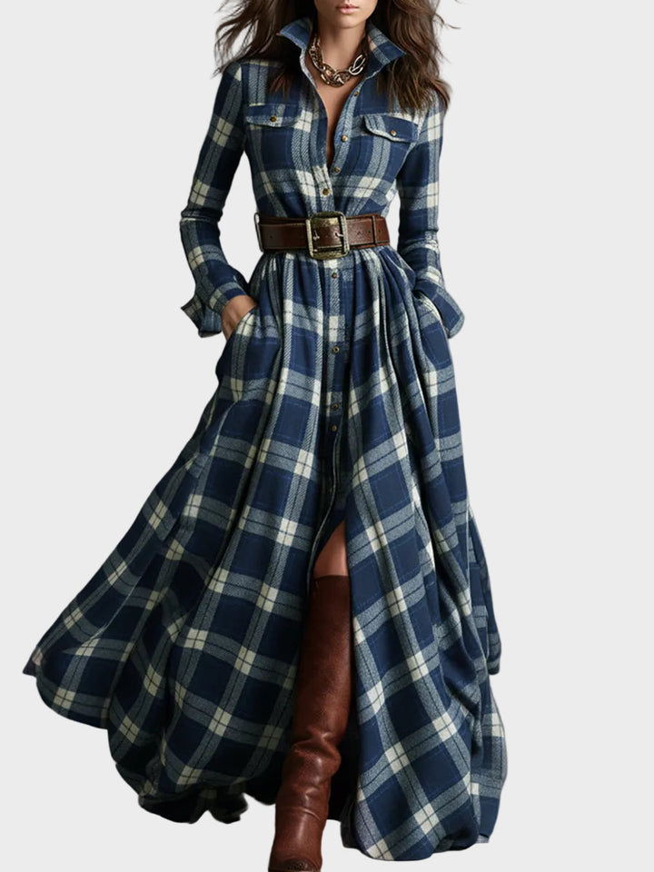 Scarlett | Abito camicia con cintura