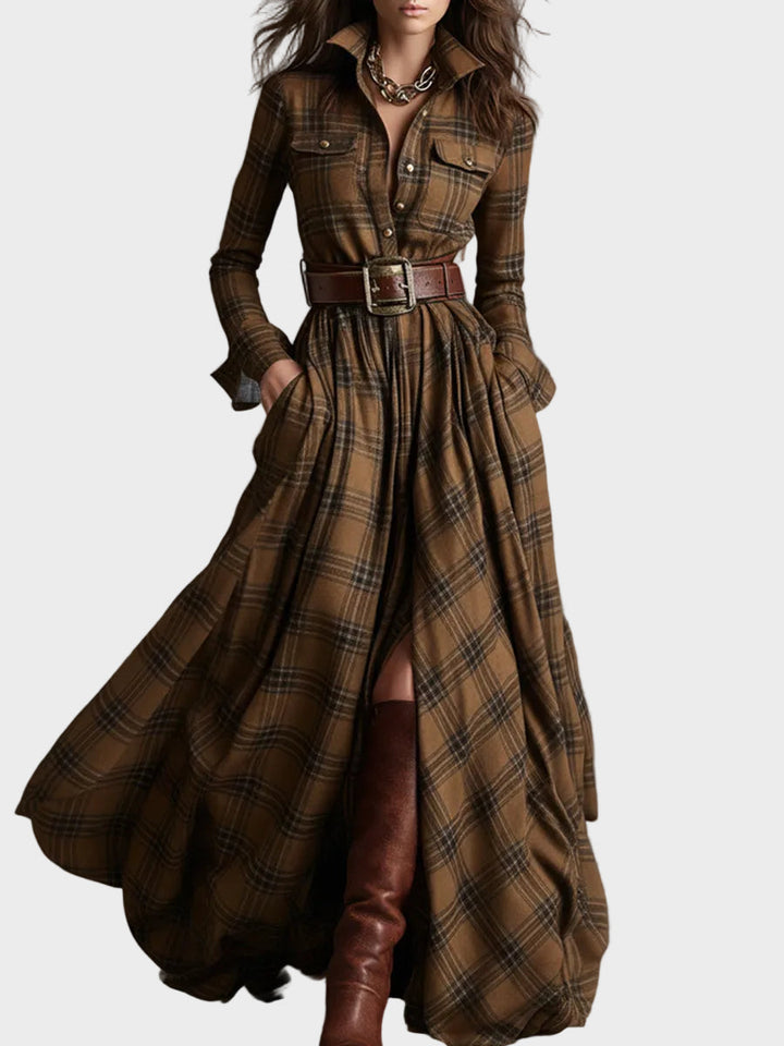 Scarlett | Abito camicia con cintura