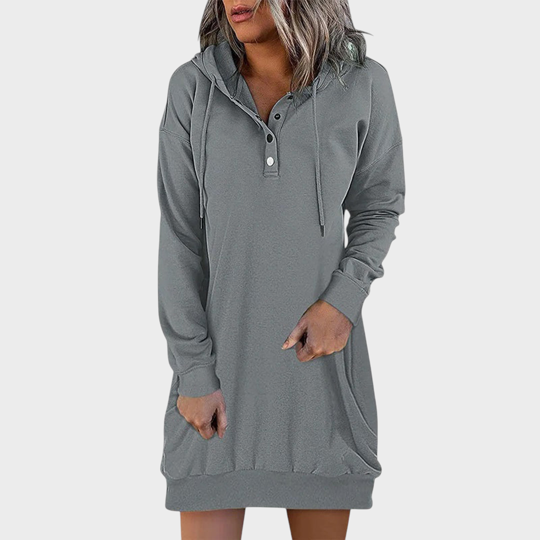 Donna | Abito casual con cappuccio