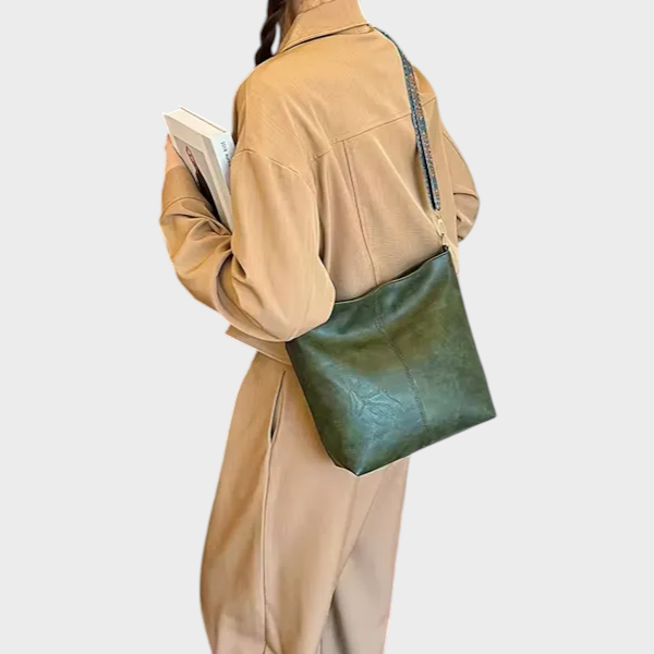 Demetra | Borsa da donna verde chiaro in pelle PU