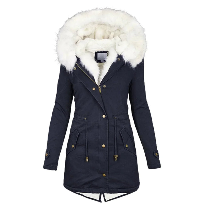 Minna – Manteau d'hiver avec doublure en fausse fourrure