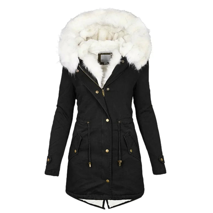 Minna – Manteau d'hiver avec doublure en fausse fourrure