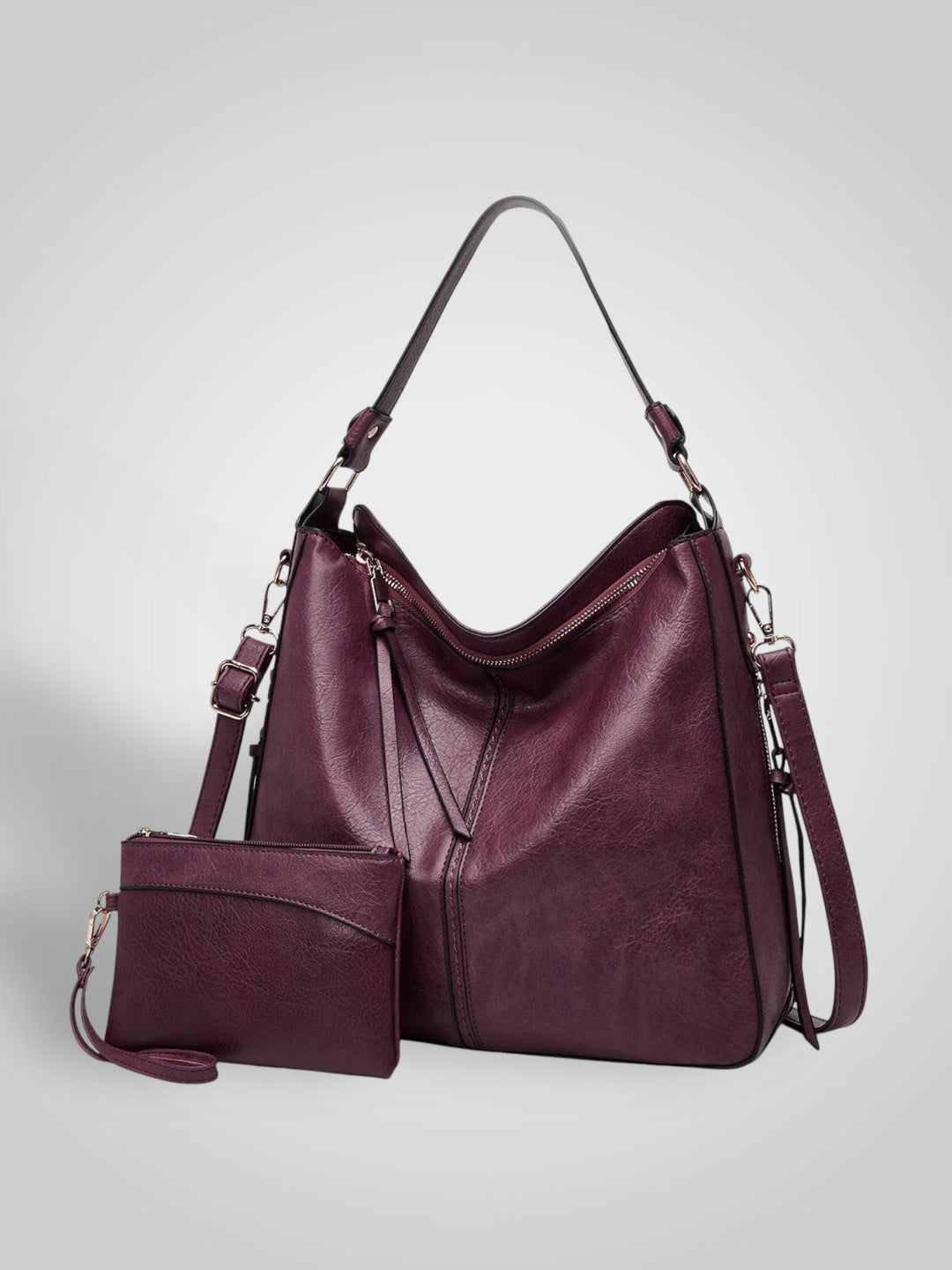 Souf | Borsa Hobo Antifurto in Pelle di Lusso