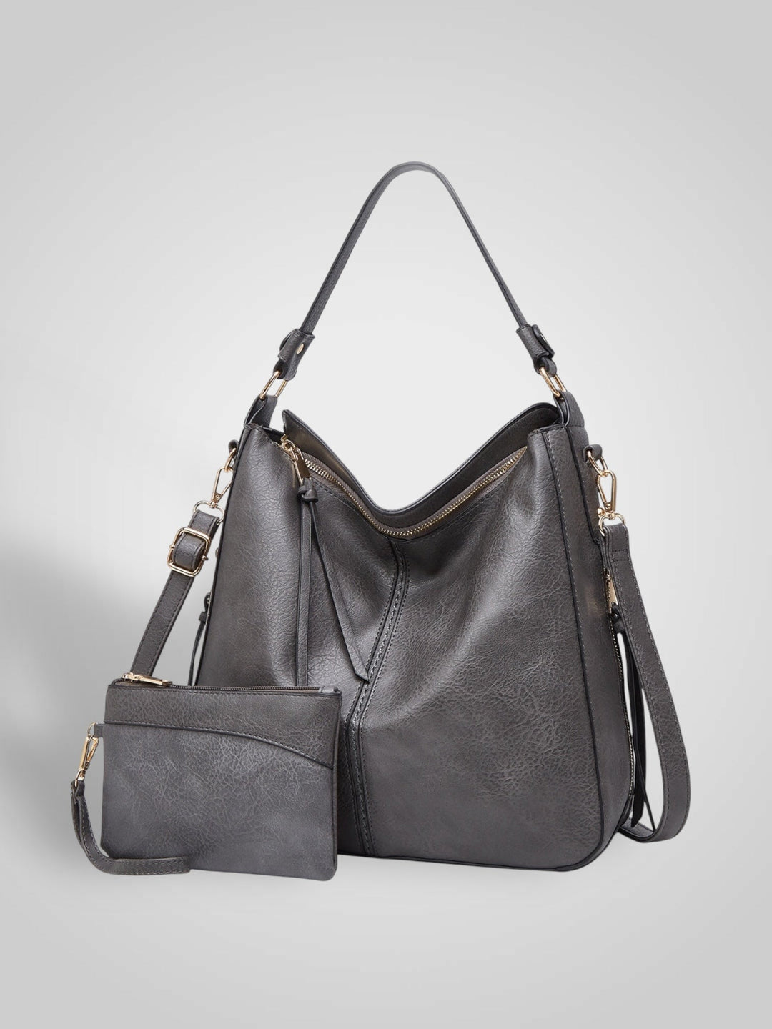 Souf | Borsa Hobo Antifurto in Pelle di Lusso