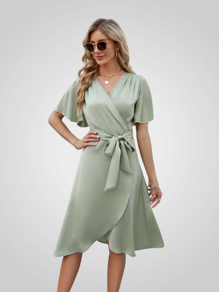 Amada | Robe élégante pour femme avec cravate