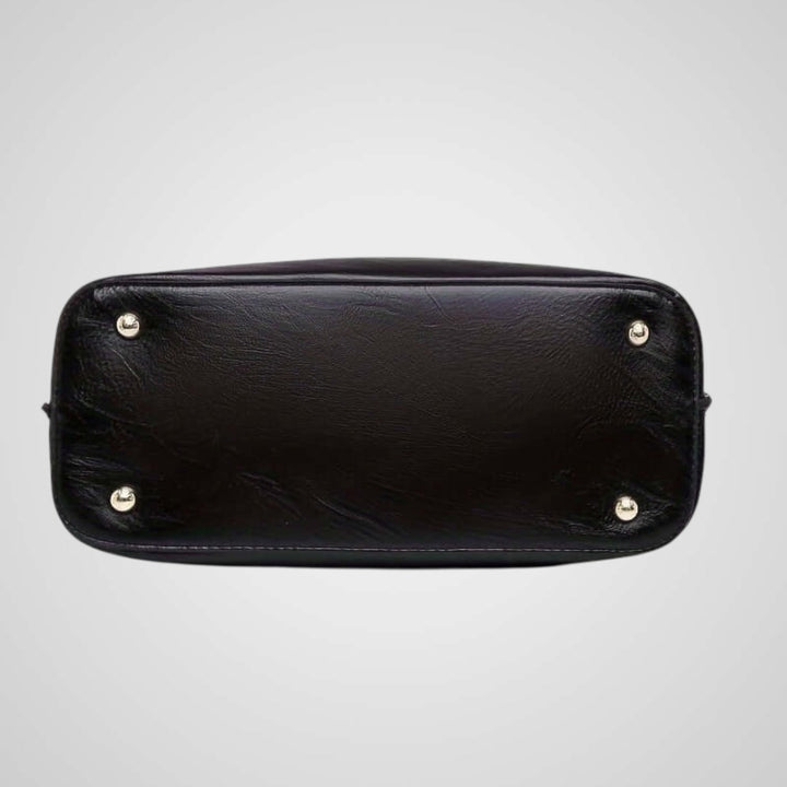 Anna | Elegante borsa in pelle bicolore