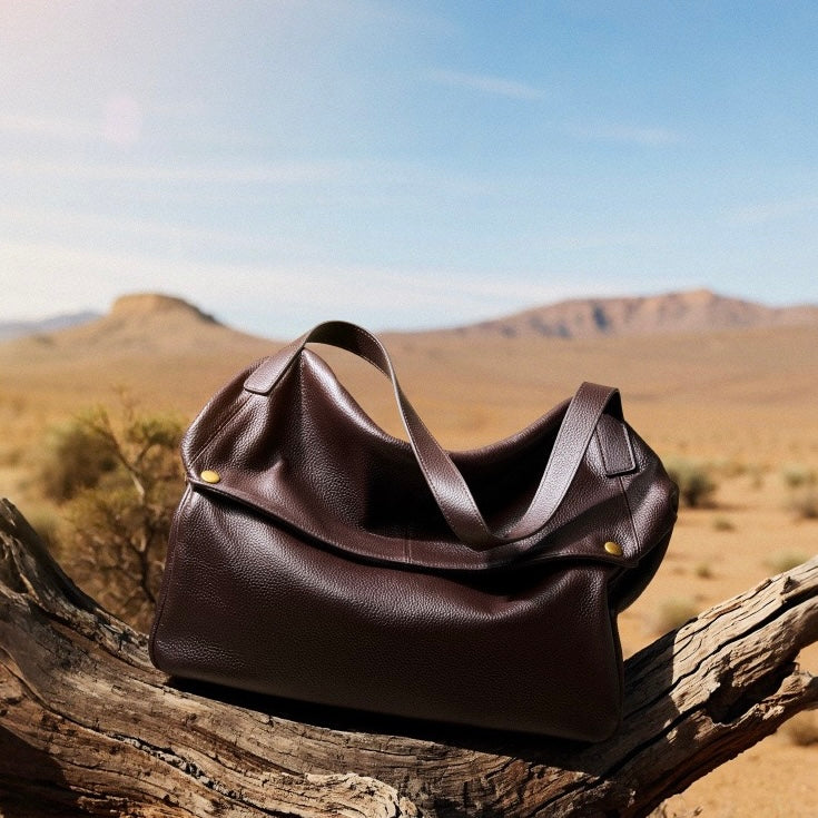 Adriani | Borsa minimalista morbida in vera pelle per tutti i giorni