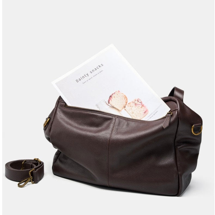 Adriani | Borsa minimalista morbida in vera pelle per tutti i giorni