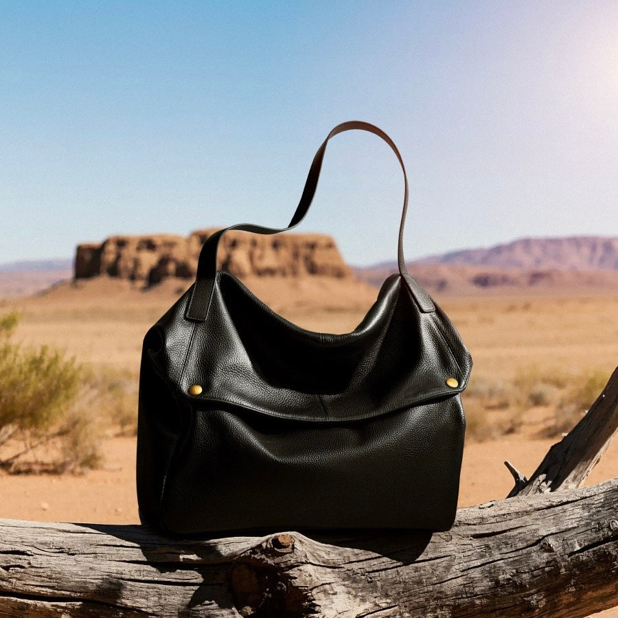 Adriani | Borsa minimalista morbida in vera pelle per tutti i giorni