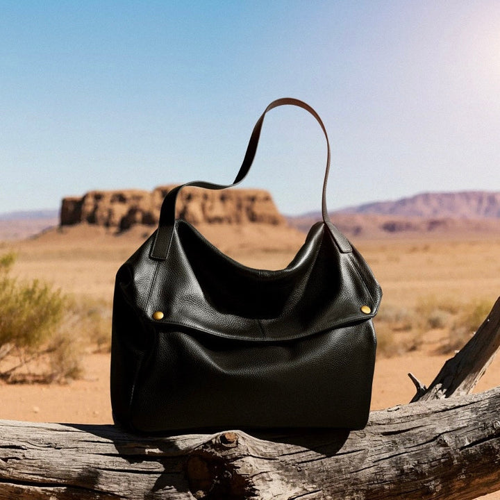 Adriani | Borsa minimalista morbida in vera pelle per tutti i giorni