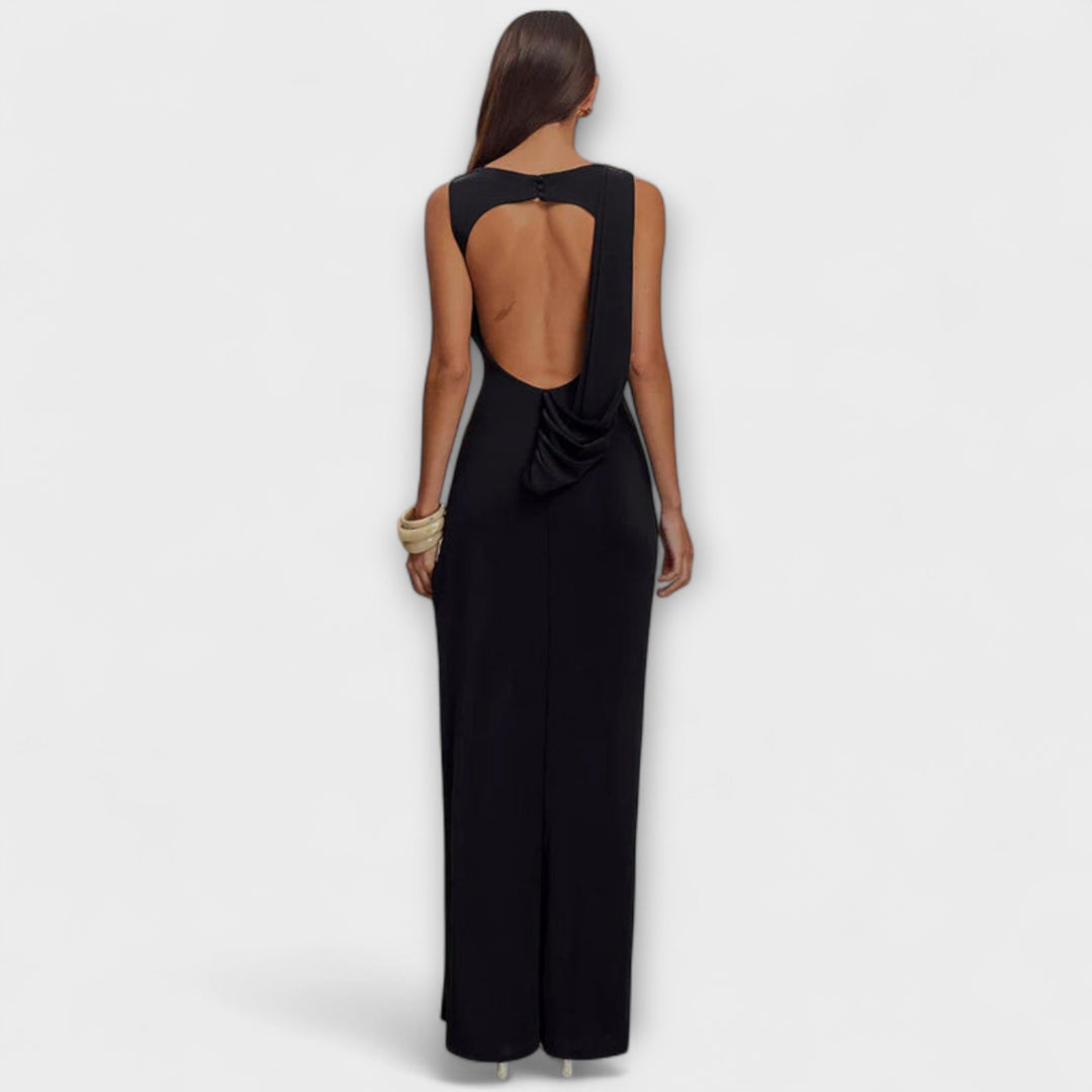 Rieke - Abito Lungo Elegante con Spacco Profondo