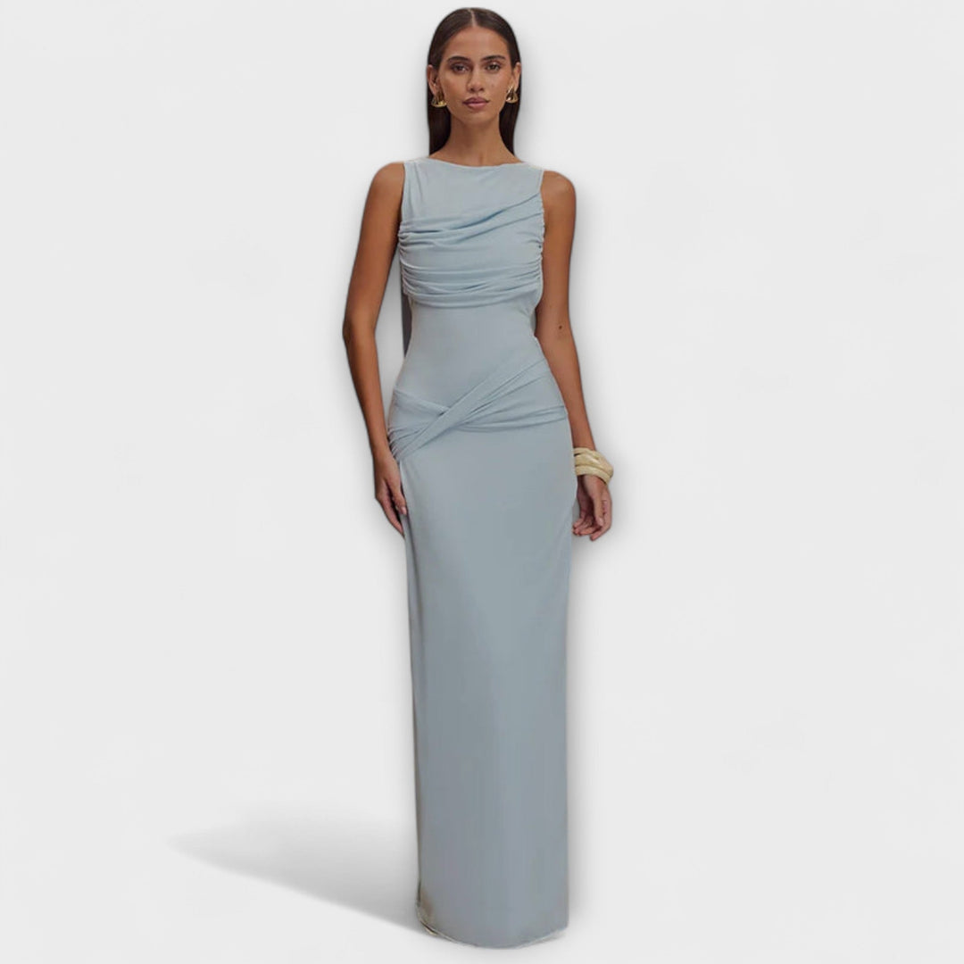Rieke - Abito Lungo Elegante con Spacco Profondo