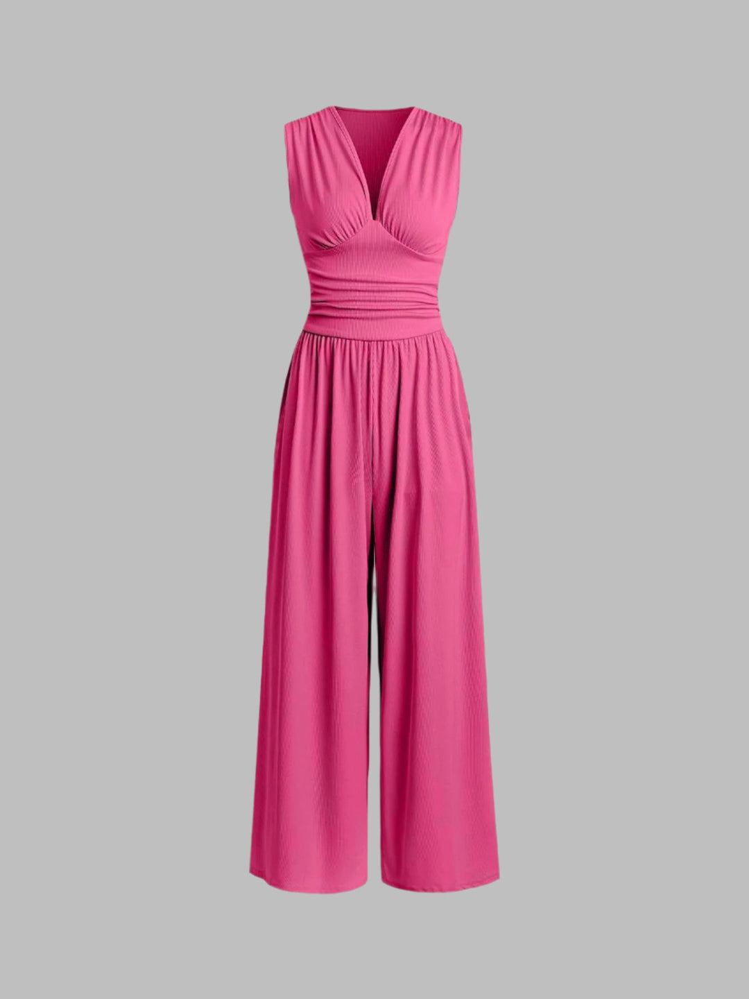 CHARITY – Elegante tuta senza maniche con pantaloni ampi
