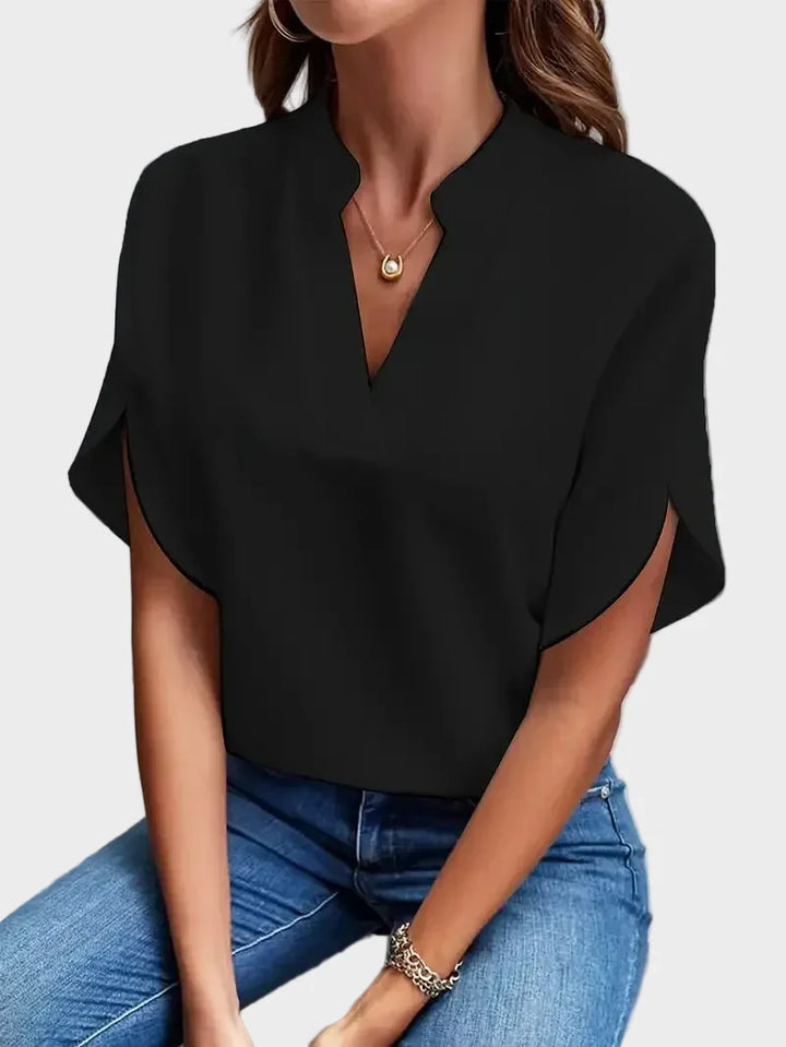 W&N™ | Elegante camicetta fluida con scollo a V
