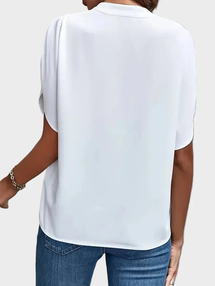 W&N™ | Elegante camicetta fluida con scollo a V