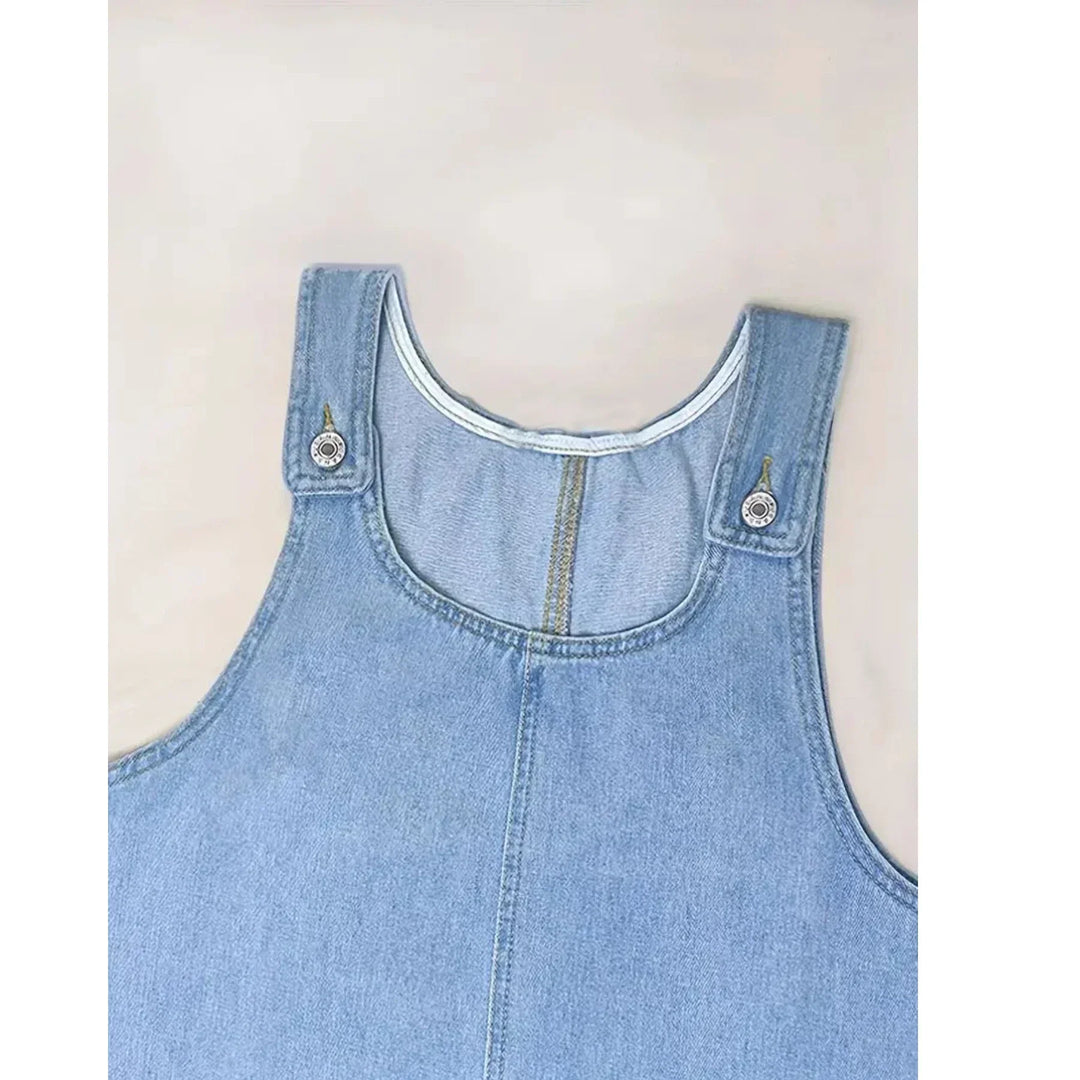 Abito Chemisier in Denim Rilassato da Donna | Abito a Trapezio Casual