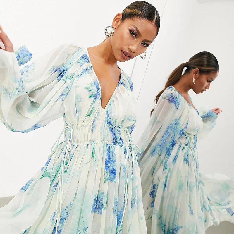 Selene – Breezy Floral Dress