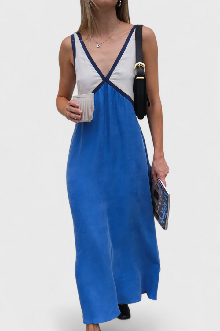 Abito estivo boho Diamond con scollo a V