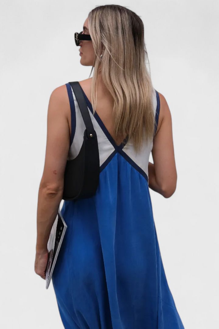Abito estivo boho Diamond con scollo a V