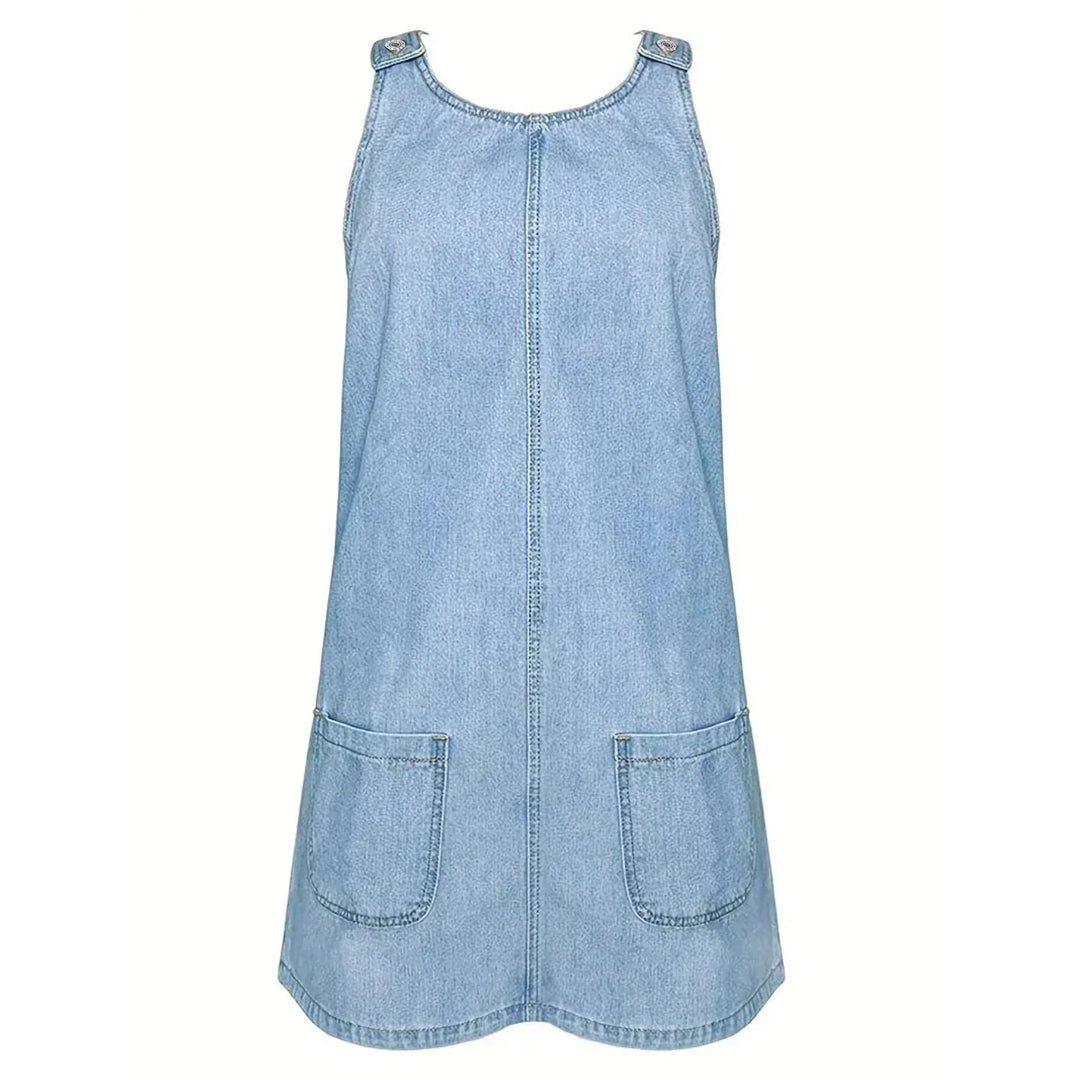 Abito Chemisier in Denim Rilassato da Donna | Abito a Trapezio Casual