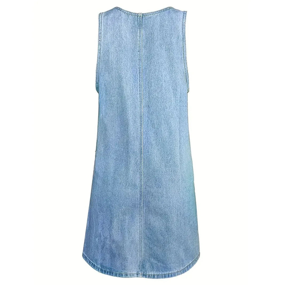 Abito Chemisier in Denim Rilassato da Donna | Abito a Trapezio Casual