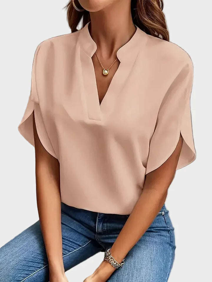 W&N™ | Elegante camicetta fluida con scollo a V