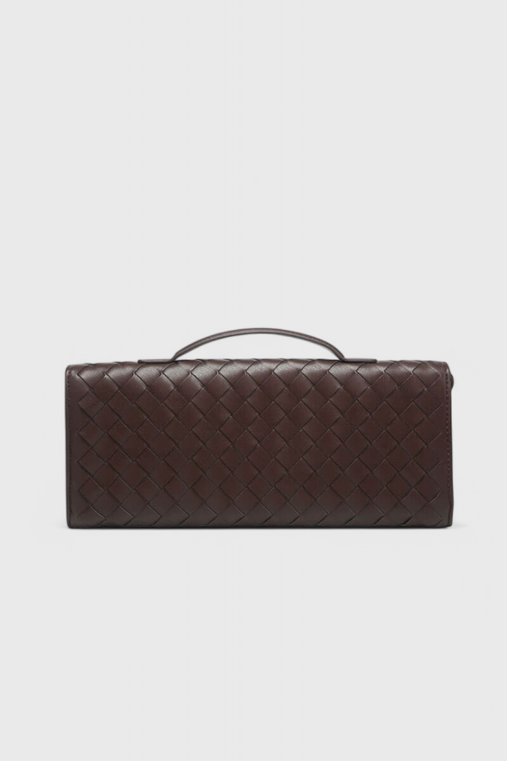 Melanie Clutch Bag with Gold Knot Detail