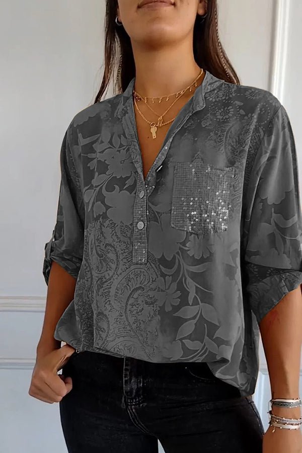 Pauline | Top elegante in paillettes