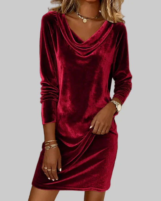 Frosina - Robe ample en velours